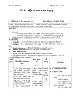 Giáo án Hóa học 9 bài 8: Một số bazơ quan trọng