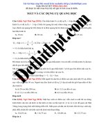 Lớp 11   mắt và các DỤNG cụ QUANG học   20 câu từ đề thi thử THPTQG năm 2018 giáo viên ngô thái ngọ hoc24h image marked 