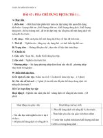 Giáo án Hóa học 8 bài 43: Pha chế dung dịch