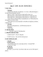 Giáo án Hóa học 8 bài 37: Axit  Bazơ  Muối