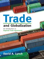 Trade and globalization an introduction to regional trade agreements 