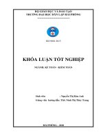 Hoàn thiện công tác kế toán doanh thu, chi phí và xác định kết quả kinh doanh tại công ty Cổ Phần Vân Vũ (Khóa luận tốt nghiệp)