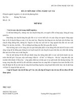 đồ án công nghệ vận tải (logistics vận tải đa phương thức)