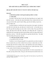 Tiểu luân biến đổi hôn nhân từ truyền thống đến hiện đại ngày nay