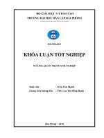 Mở rộng thị trường và phát triển marketing tại Công ty TNHH Thương mại và Dịch vụ Toàn Phượng (Khóa luận tốt nghiệp)