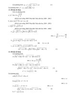 bài tập về phương trình vô tỷ