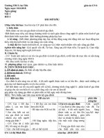 Giáo án công nghệ lớp 6 4 cột  mới CHUẨN kỹ NĂNG 2018  2019