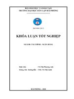Một số Giải pháp nâng cao chất lượng tín dụng tại Ngân hàng Thương mại cổ phần Phương Đông  Chi nhánh Hải Phòng (Khóa luận tốt nghiệp)