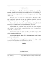 NGHIÊN CỨU ĐỀ XUẤT CÁC CHỈ TIÊU ĐÁNH GIÁ HIỆU QUẢ HỆ THỐNG TƯỚI BẰNG HỒ CHỨA