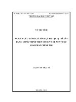 NGHIÊN CỨU ĐÁNH GIÁ XÓI CỤC BỘ TẠI VỊ TRÍ XÂY DỰNG CÔNG TRÌNH TRÊN SÔNG VÀ ĐỀ XUẤT CÁC GIẢI PHÁP CHỈNH TRỊ