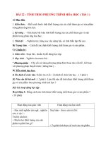 Giáo án Hóa học 8 bài 22: Tính theo phương trình hóa học