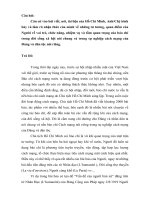 Căn cứ vào bài viết, nói, tài liệu của hồ chí minh, anhchị trình bày và làm rõ nhận thức của mình về những tư tưởng, quan điểm của người về vai trò, chức năng, nhiệm vụ và tầm quan trọng của báo c