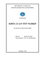 Giải pháp nâng cao hiệu quả kinh doanh tại Công ty TNHH Thương Mại Và Dịch Vụ Toàn Phượng (Khóa luận tốt nghiệp)