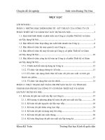 Kế toán chi phí sản xuất và tính giá thành sản phẩm xây lắp tại Công ty cổ phần Thiết kế và Giám sát Xây dựng Hà Nội