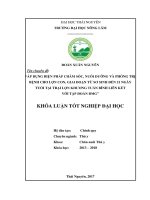 Áp dụng biện pháp chăm sóc, nuôi dưỡng và phòng trị bệnh cho lợn con, giai đoạn từ sơ sinh đến 21 ngày tuổi tại trại lợn Khương Tuấn Bình liên kết với Tập đoàn BMG (Khóa luận tốt nghiệp)