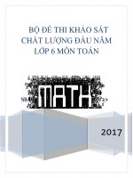 bo de thi kscl dau nam lop 6 mon toan nam 2017