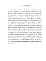 Tiểu luận cao học lênin bàn về nội dung và phương thức lãnh đạo của đảng cộng sản