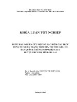 BƯỚC ĐẦU NGHIÊN CỨU MỘT SỐ ĐẶC ĐIỂM CẤU TRÚC RỪNG TỰ NHIÊN TRẠNG THÁI IIIA2 TẠI TIỂU KHU 225 BAN QUẢN LÝ RỪNG PHÒNG HỘ YALY HUYỆN CHƯ PĂH, TỈNH GIA LAI