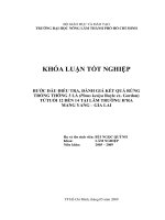 BƯỚC ĐẦU ĐIỀU TRA, ĐÁNH GIÁ KẾT QUẢ RỪNG TRỒNG THÔNG 3 LÁ (Pinus kesiya Royle ex. Gordon) TỪTUỔI 12 ĐẾN 14 TẠI LÂM TRƯỜNG H’RA MANG YANG – GIA LAI