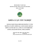 ĐÁNH GIÁ MỘT SỐ ĐẶC ĐIỂM SINH TRƯỞNG VÀ TĂNG TRƯỞNG CỦA RỪNG THÔNG BA LÁ (PINUS KESIYA ROYLE) TRỒNG TẠI TIỂU KHU 316 A, CÔNG TY LÂM NGHIỆP ĐƠN DƯƠNG, HUYỆN ĐƠN DƯƠNG, TỈNH LÂM ĐỒNG