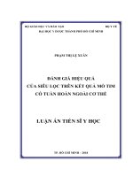 LATS Y HỌC-Đánh giá hiệu quả của siêu lọc trên kết quả của mổ tim có tuần hoàn ngoài cơ thể (FULL TEXT)