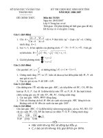 De va dap an HSG tinh mon toan 9 thanh hoa 06   07