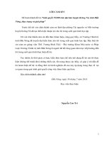 TIỂU LUẬN TRUNG cấp CHÍNH TRỊ giải quyết TCĐĐ trên địa bàn huyện krông nô, tỉnh đắk nông, thực trạng và giải pháp