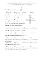 Đề thi thử THPTQG năm 2018   môn toán   đề 4   gv nguyễn quốc chí   TS247   file word có lời giải chi tiết 