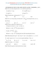 Đề thi thử THPTQG năm 2018   môn toán   THPT chuyên lam sơn   thanh hóa   lần 3   file word có lời giải chi tiết 