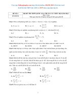 Đề thi thử THPTQG năm 2018   môn toán   bộ đề TN toán   đề 01   file word có lời giải chi tiết 