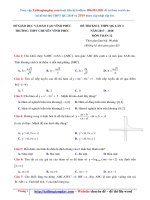 Đề thi thử THPTQG năm 2018   môn toán   THPT chuyên vĩnh phúc – vĩnh phúc   lần 2   file word có lời giải chi tiết 
