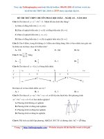 Đề thi thử THPTQG năm 2018   môn toán   THPT chuyên phan bội châu   nghệ an   lần 2   file word có lời giải chi tiết 