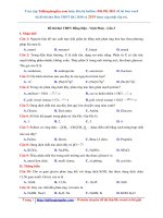 Đề thi thử THPTQG năm 2018   môn hóa học   đề thi thử THPT đồng đậu   vĩnh phúc   lần 3   file word có lời giải chi tiết 