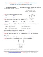 Đề thi thử THPTQG năm 2018   môn toán   THPT chuyên lam sơn – thanh hóa   lần 1   file word có lời giải chi tiết 