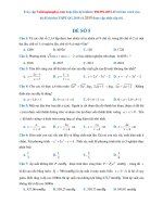 Đề thi thử THPTQG năm 2018   môn toán   toán học tuổi trẻ   đề 05   file word có lời giải chi tiết
