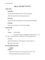 Giáo án Hóa học 8 bài 14: Bài thực hành 3 Dấu hiệu của hiện tượng và phản ứng hóa học