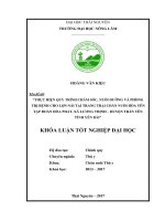 Thực hiện quy trình chăm sóc, nuôi dưỡng và phòng trị bệnh cho lợn nái tại trang trại chăn nuôi Hòa Yên – tập đoàn Hòa Phát xã Lương Thịnh – huyện Trấn Yên – tỉnh Yên Bái (Khóa luận tốt nghiệp)