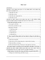 Một số ý kiến về hoàn thiện chính sách thúc đẩy xuất khẩu các sản phẩm rau quả ở Việt Nam