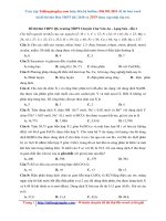 Đề thi thử THPTQG năm 2018   môn hóa học   THPT chuyên chu văn an   lạng sơn   lần 1   file word có lời giải chi tiết 