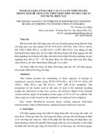 Danh gia kha nang chịu cat cua cot thep ngang trong dam BTCT theo mot so tieu chuan 1