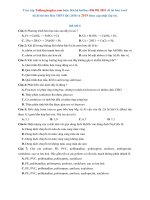 Đề thi thử THPTQG năm 2018   môn hóa học   đề 5   gv lê phạm thành   file word có lời giải chi tiết 