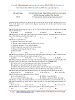 Đề thi thử THPTQG năm 2018   môn hóa học   gv nguyễn minh tuấn   đề 20   file word có lời giải chi tiết 