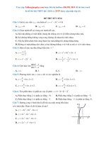 Đề thi thử THPTQG năm 2018   môn toán   đề 6   gv đặng việt đông   file word có lời giải chi tiết 