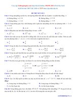Đề thi thử THPTQG năm 2018   môn toán   đề 1   gv đặng việt đông   file word có lời giải chi tiết 