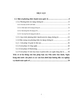 Nâng cao hiệu quả hoạt động thanh toán quốc tế bằng phương thức tín dụng chứng từ tại ngân hàng TMCP KIÊN LONG