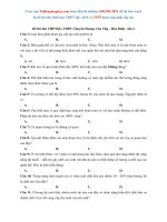 Đề thi thử THPTQG năm 2018   môn sinh học   THPT chuyên hoàng văn thụ   hòa bình   lần 2   file word có lời giải chi tiết 