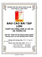 Báo cáo bài tập lớn thiết kế thang máy nhóm 10 20172