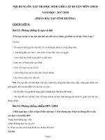 NỘI DUNG ôn tập THI học SINH GIỎI cấp HUYỆN môn GDCD