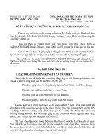 ĐỀ ÁN XÂY DỰNG TRƯỜNG MẦM NON ĐẠT CHUẨN QUỐC GIA