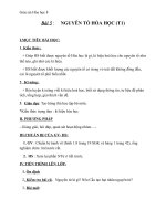 Giáo án Hóa học 8 bài 5: Nguyên tố hóa học